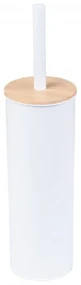 Erga Tango, WC kefa na postavenie 9x9x38 cm, biela-hnedá, ERG-YKA-P.TANGO-WHT