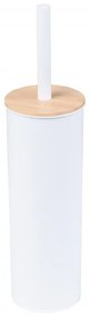 Erga Tango, WC kefa na postavenie 9x9x38 cm, biela-hnedá, ERG-YKA-P.TANGO-WHT