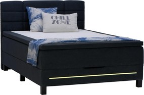 XXXLutz BOXSPRINGOVÁ POSTEĽ, 140/200 cm, antracitová Carryhome - Online Only spálne - 002157036701