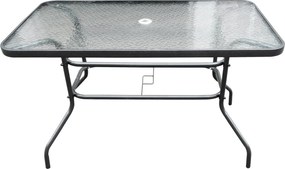 Garden Line PRAVOUHLÝ ZÁHRADNÝ STÔL 150 x 90 x 70 cm