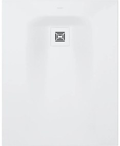 DURAVIT Sustano obdĺžniková sprchová vanička z materiálu DuraSolid, Antislip, 1000 x 800 x 30 mm, biela matná, 720273740000000