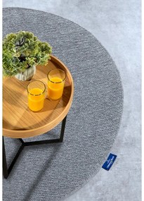 Sivý ručne tkaný vlnený okrúhly koberec ø 160 cm Francois – Villeroy&amp;Boch