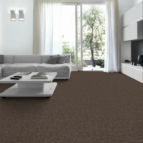 ITC, Metrážny koberec e-blitz 45, na mieru, šíře 4m, hnedá, ab (mriežka), chodba / predsieň