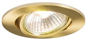 Inteligentné zapustené bodové svietidlo zlaté, naklápacie, vrátane Wifi GU10 - Cisco