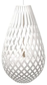 david trubridge Koura závesná lampa 75 cm biela