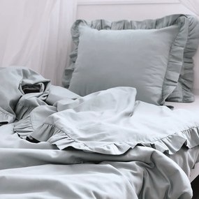 Junior obliečky s volánikmi zelená 100x135cm