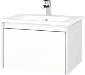 Kúpeľňová skrinka s umývadlom Dřevojas Bono 57x39 cm biela umývadlo Euphoria 203511
