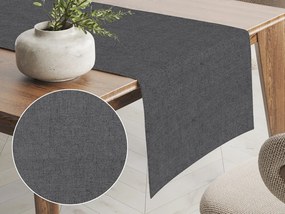Biante Dekoračný behúň na stôl Porto PRT-021 Tmavo sivá režná 35x120 cm