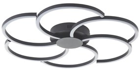 Brilliant - LED Stropné svietidlo FICO LED/32W/230V pr. 65 cm čierna