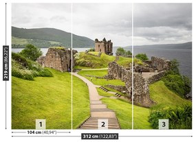 Fototapeta Vliesová Hrad loch ness 208x146 cm