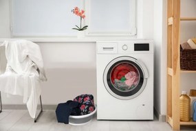 Kôš na bielizeň ELBA COMPACT 9 sivý / biely 9 l