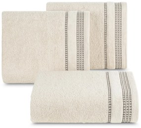 BAVLNENÝ UTERÁK AMANDA2 SADA 6KS 50X90 CM BÉŽOVÁ