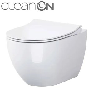 Wc s doskou softclose závesné Cersanit Zen so zadným odpadom S701-428