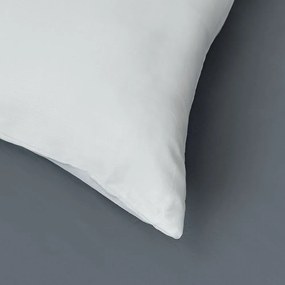 Kvalitex Saténové obliečky Luxury Collection biela/tmavosivá, 140 x 220 cm, 70 x 90 cm