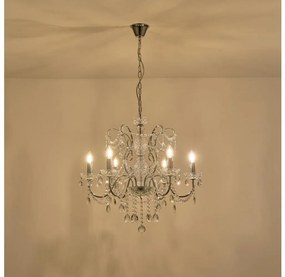 Luster na reťazi 6xE14/15W/230V
