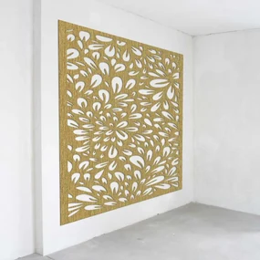 Kvetinový drevený panel na stenu | SENTOP PR0285