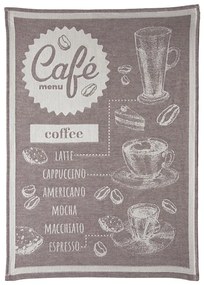Kuchynská utierka 50x70 cm CAFE hnedá