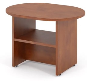 Rokovací stôl Impress 80 x 60 cm, oválny, tmavý orech
