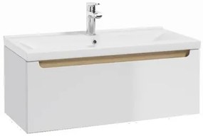 Kúpeľňová skrinka s umývadlom Naturel Stilla 80x30x45 cm biela STILLAD08005U3, 1 ks