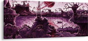 Obraz - Očarovaná dedina (120x50 cm)