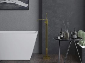 Mexen Lava, voľne stojaca vaňová batéria, zlatá lesklá, 752433-50