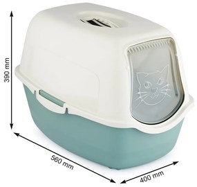 Mačacia toaleta 56x40 cm Eco Bailey - Rotho