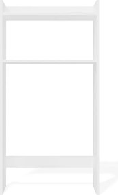 Kúpeľňový regál nad práčku NINA biely