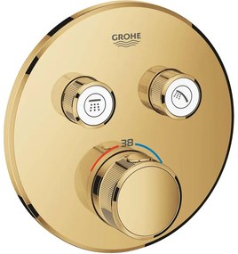 GROHE Grohtherm SmartControl termostatická batéria pod omietku, pre 2 výstupy, Cool Sunrise, 29119GL0