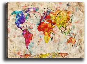 Obraz FAREBNÁ KRAJINA 70 x 100 cm