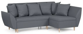 MEGA AKCE Rozkládací rohová sedací souprava ALEX Šedá
