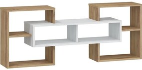 Polička RIO craft biela/zlatý