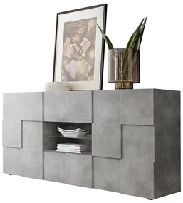 Komoda SERIAN šedý betón