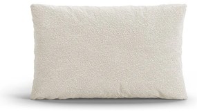 Biely vankúš na gauč z textílie buklé Poppy – Micadoni