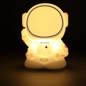 KIK Silikónové nočné svetlo biely astronaut