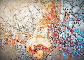 Obraz - Mozaiková abstrakcia (70x50 cm)