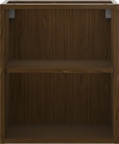 Mexen Box-A, otvorená skrinka s policou 40 cm, orech, 91AX2-0400-470-0-86