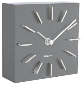 Dizajnové stolové a nástenné hodiny 5781GY Karlsson 15cm