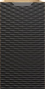 Comad Doplnková kúpeľňová skrinka nízka Ocean Black 30 čierna/dub olejovaný