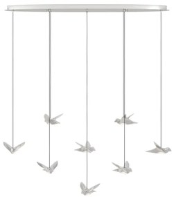 Eglo 390401 - LED Stmievateľný luster na lanku PARATEBUENO 8xLED/4,2W/230V chróm