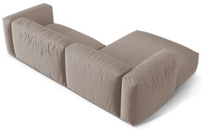 Béžová modulárna rohová pohovka (ľavý roh) Martina – Micadoni Home
