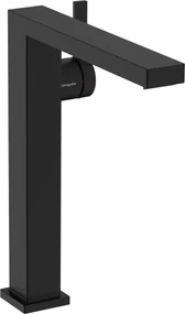 Hansgrohe Tecturis E, páková umývadlová batéria 240 Fine CoolStart EcoSmart+ s odtokovou garnitúrou Push-Open, čierna matná, HAN-73070670