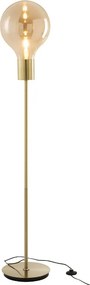 Zlatá sklenená stojaca lampa v tvare žiarovky Baloon - Ø 30 * 160cm