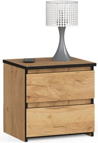Nočný stolík CL2 2SZ CLP dub craft