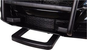 LEAN CARS Policajné auto na batérie biele