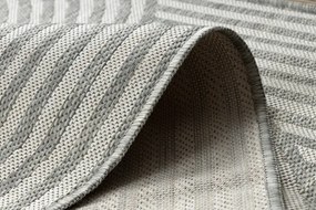 Koberec ORGANIC 2131 geometrický, krémový / sivý / naturálny