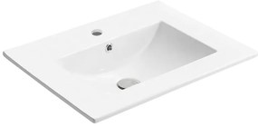 TUANA CERANO - Umývadlo keramické Todo - nábytkové - biela lesklá - 61x46,5 cm, CER-431593