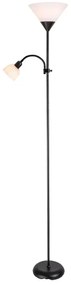 Brilagi - Stojacia lampa ARIANA 1xE27/100W/230V + 1xE14/25W čierna