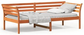 Denná posteľ voskovo hnedá 80x200 cm borovicový masív 842869