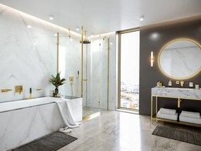 Hansgrohe AddStoris, dávkovač tekutého mydla, leštený vzhľad zlata, HAN-41745990