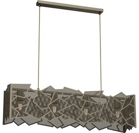 Luster na lanku CAMO 4xE27/15W/230V zlatá